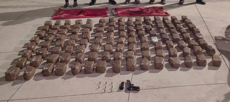 hombre fuerte cantidad de droga Olanchito