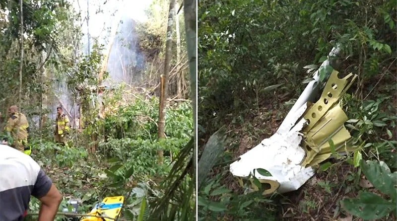 avioneta se desploma en la Amazonía brasileña 12 muertos bebé