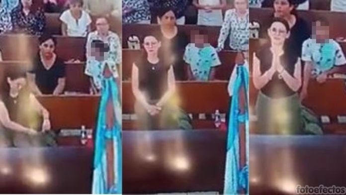 Niña roba en iglesia de Tegucigalpa