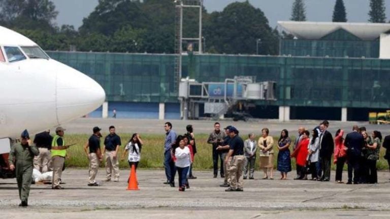 Vuelos de hondureños retornados de México