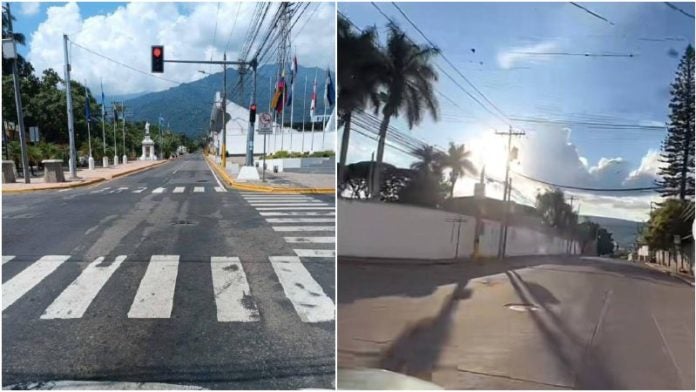 Calles de SPS y Tegucigalpa en Feriado Morazánico 2023