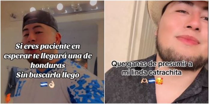 Mexicano presume amor por Hondureña