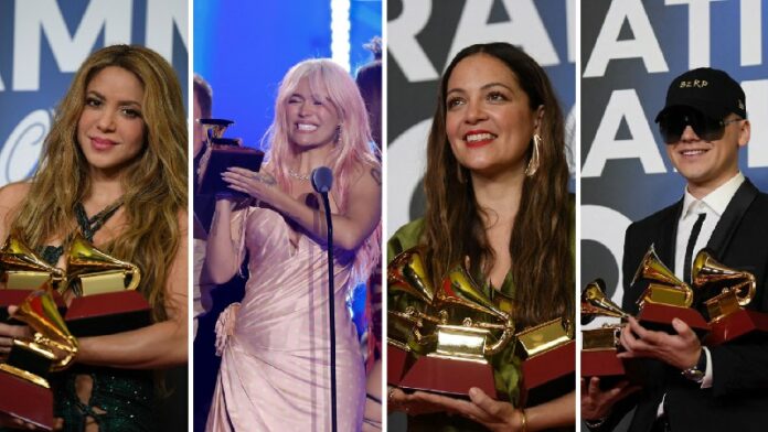 Ganadores de premios Grammy Latinos 2023