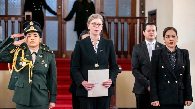 Rachel Elizabeth Moseley, embajadora de Australia en Honduras. 