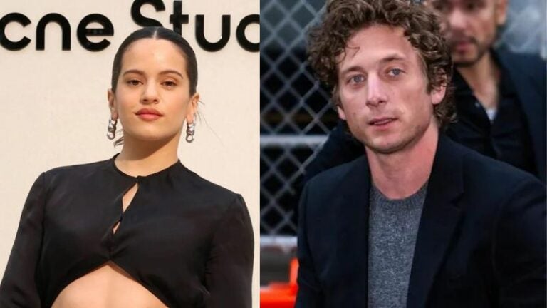 Rosalía y Jeremy Allen