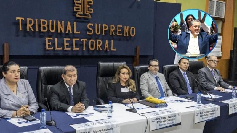 El Tribunal electoral de Guatemala suspende el partido del presidente electo del país