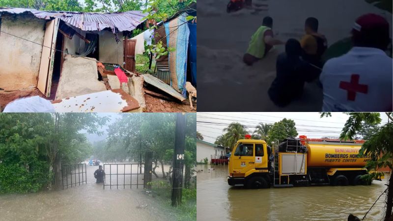 Inundaciones damnificados precariedad Honduras