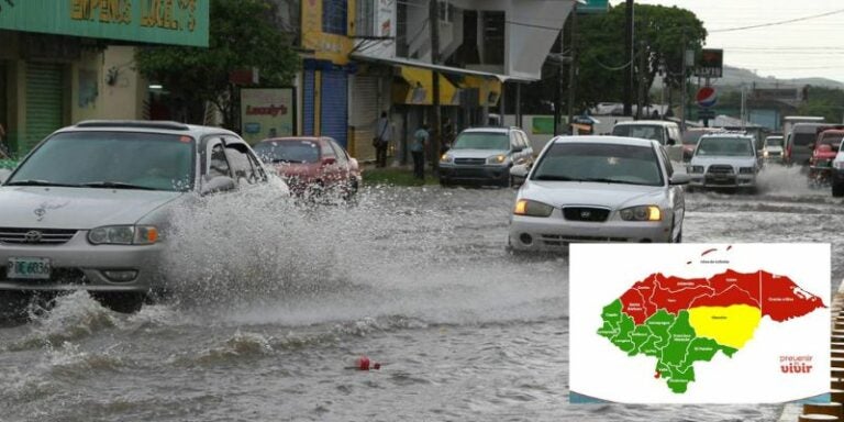 Elevan a alerta roja ocho departamentos del país