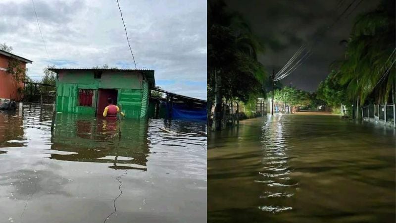 Inundadas siguen las calles de Cuyamelito y Baracoa
