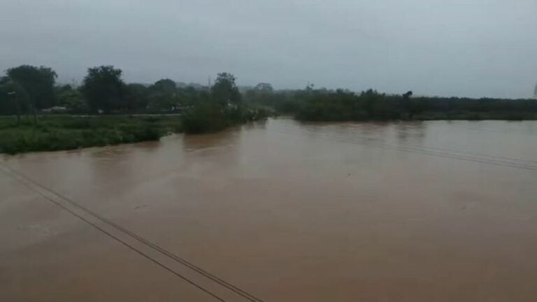 Baja caudal del río Ulúa