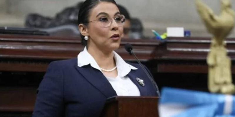 EEUU Retira visado a la presidenta del Congreso de Guatemala