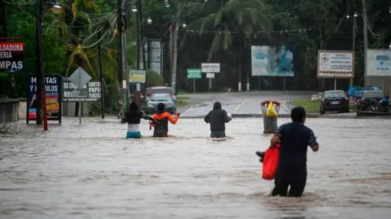 alerta por lluvias en Honduras