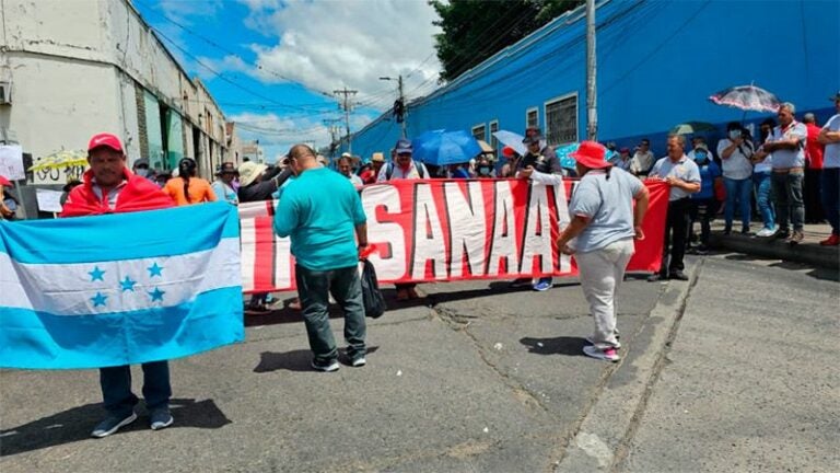 Protestas del SANAA