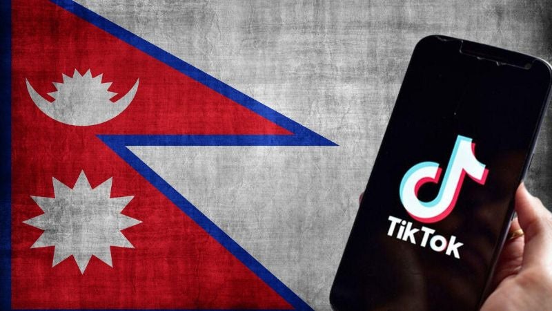 Prohíben TikTok en Nepal.