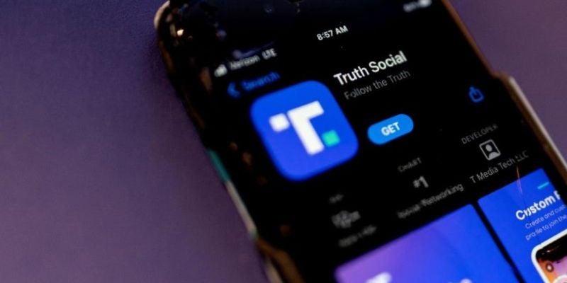 "Truth Social", la red social de Trump, registra pérdidas financieras
