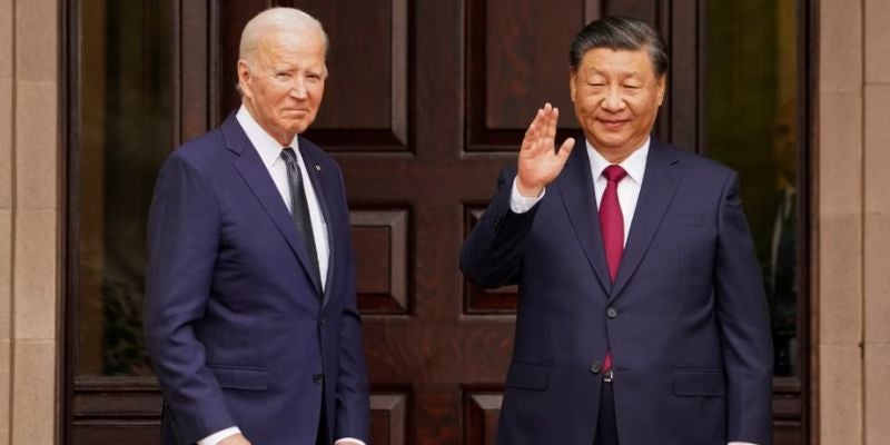 Joe Biden recibe a Xi Jimping en San Francisco, California