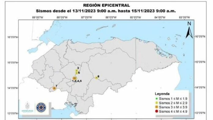 8 sismos 48 horas