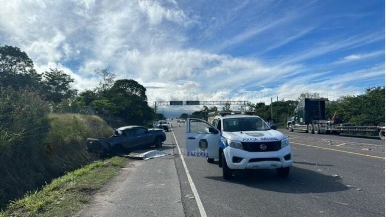 Accidente en la CA-5