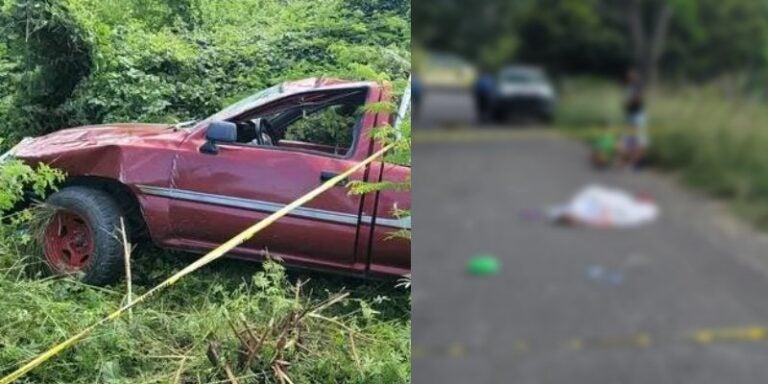 Volcamiento de pick up deja un muerto y varios heridos en Cedros, FM