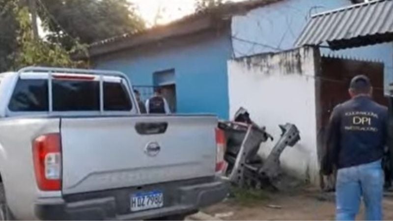 Allanamiento carros robados Siguatepeque