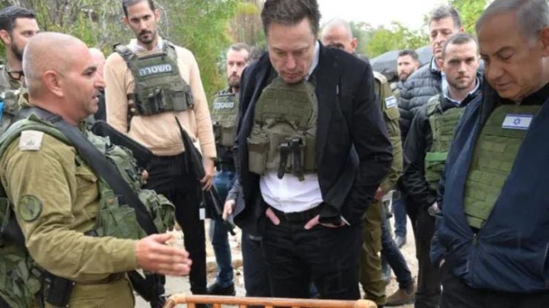 Elon Musk visita Israel y le piden acabar con el odio a judíos en X