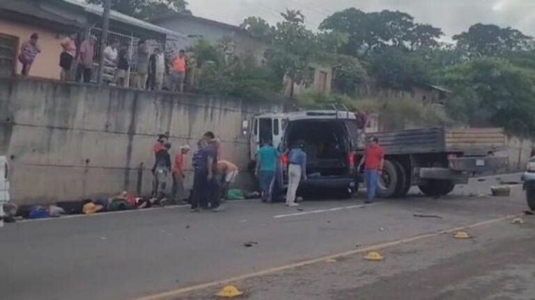 Accidente en Taulabé