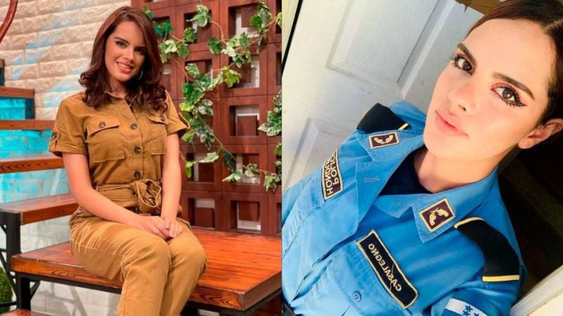 policía hondureña al Miss Honduras