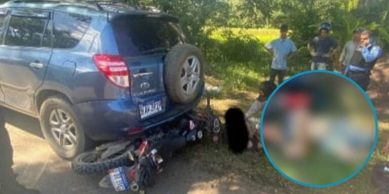 Un motociclista muere al impactar con otro vehículo en Olancho