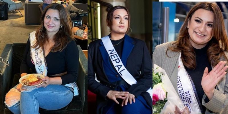 Salvadoreños piden a Miss Nepal que se quede a vivir en su país