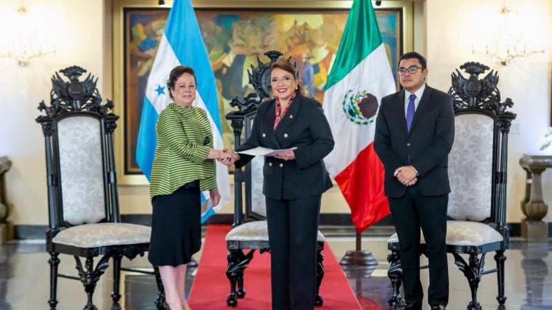 Marta Susana Peón Sánchez, embajadora de México en Honduras. 