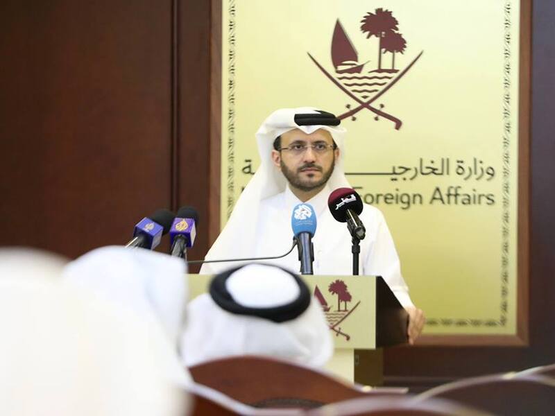 portavoz del Ministerio de Asuntos Exteriores de Qatar, Majid Al Ansary