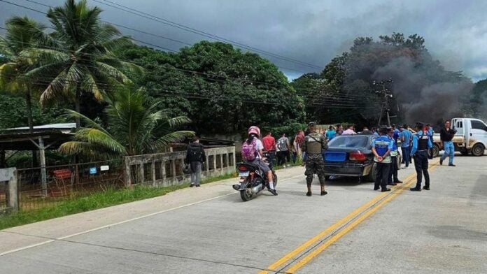 Toma en carretera a Danlí