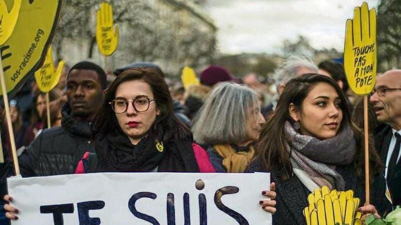 Marcha en Francia antisemitismo