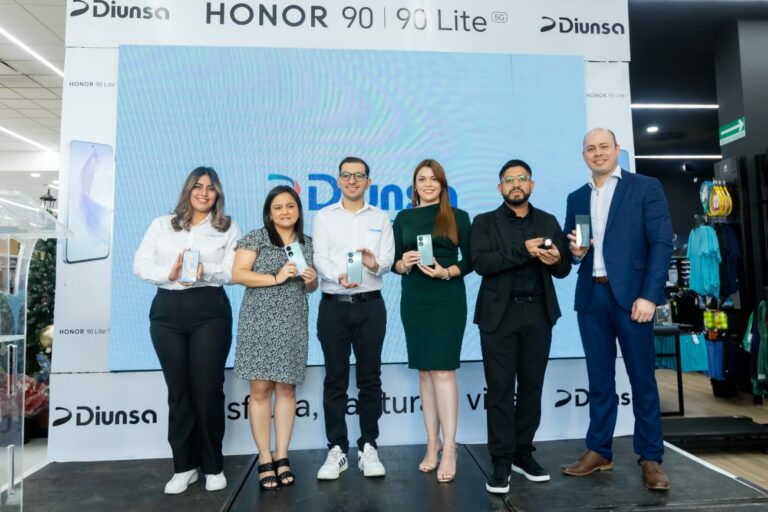 Diunsa lanza los novedosos modelos de celulares Honor 90