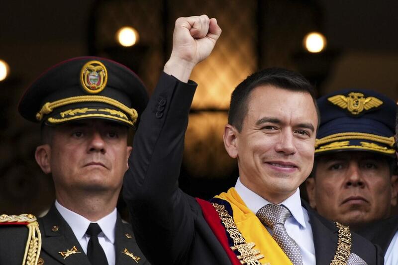 Daniel Noboa es juramentado como nuevo presidente de Ecuador
