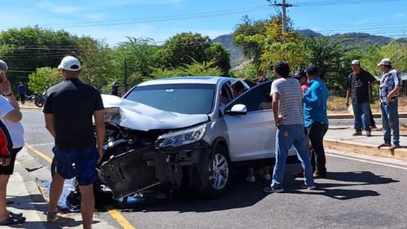 2 personas de la tercera edad gravemente heridas en accidente en Nacaome, Valle