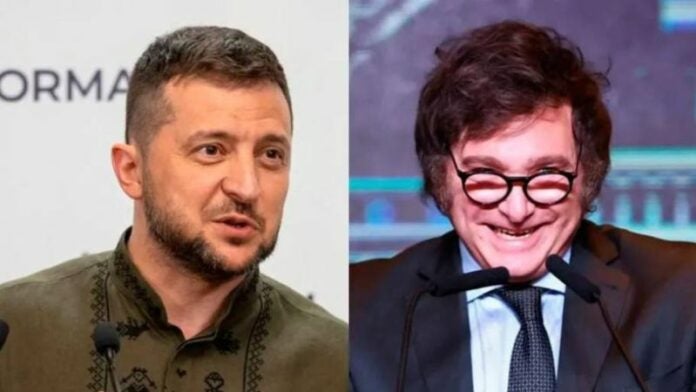 Zelensky llega a Argentina para la toma de posesión de Javier Milei