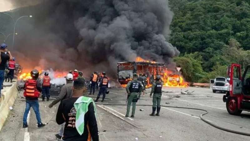 Camión muertos Venezuela