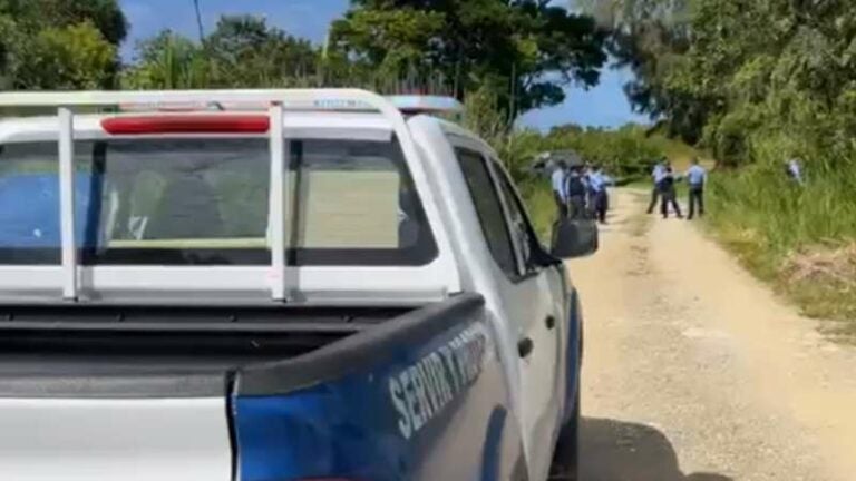 Cuerpo de una mujer en Puerto Cortés