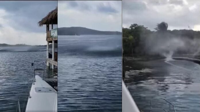 Remolino en Roatán