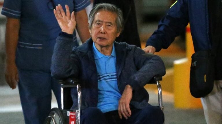 expresidente de Perú Alberto Fujimori