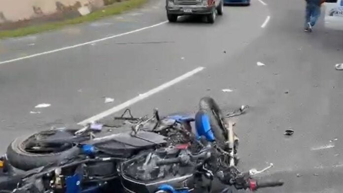 Muerto accidente moto Zambrano