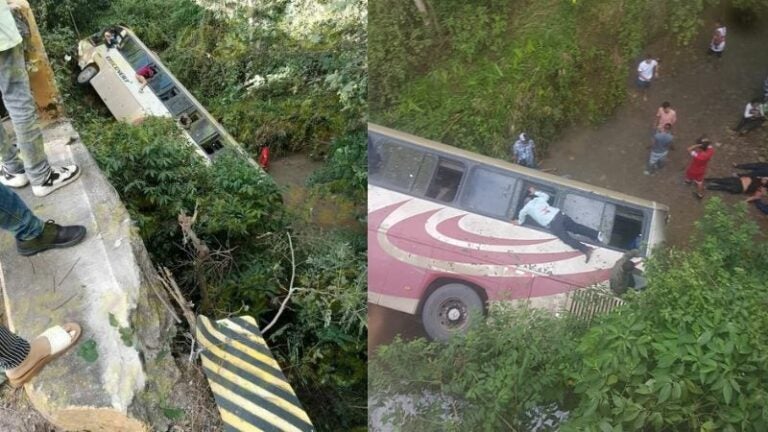 Accidente en carretera a Olancho