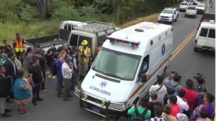 Lista heridos accidente Olancho