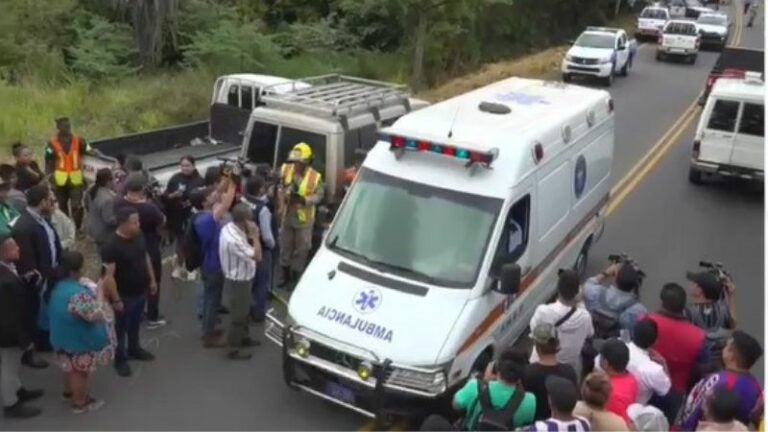 Lista heridos accidente Olancho