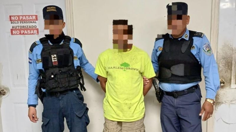 Capturan a hombre por agredir sexualmente a una joven de 14 años en Atlántida