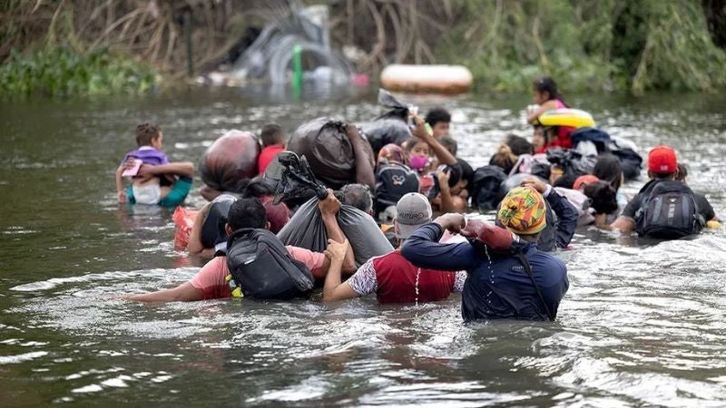 Migrantes Río Bravo 