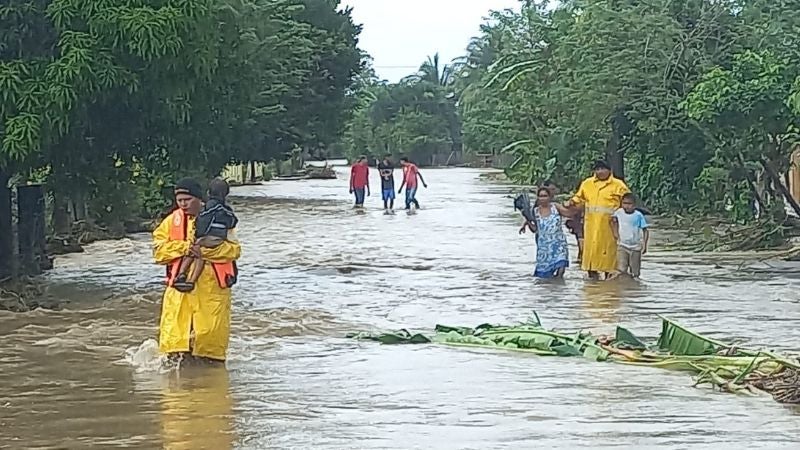 Inundaciones Omoa 