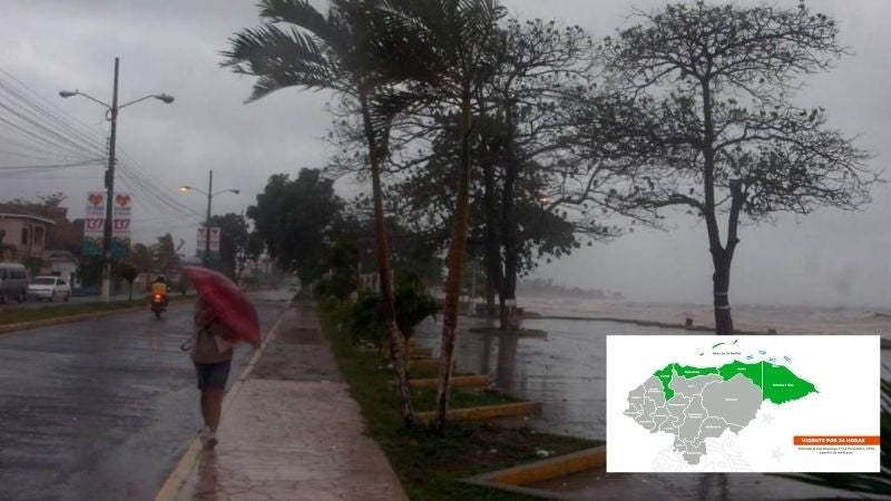 Extienden alerta verde en cinco departamentos de Honduras