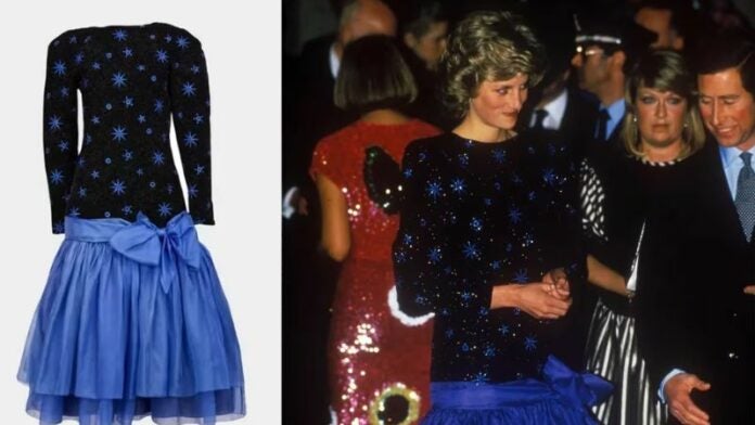 subasta vestido de princesa Diana